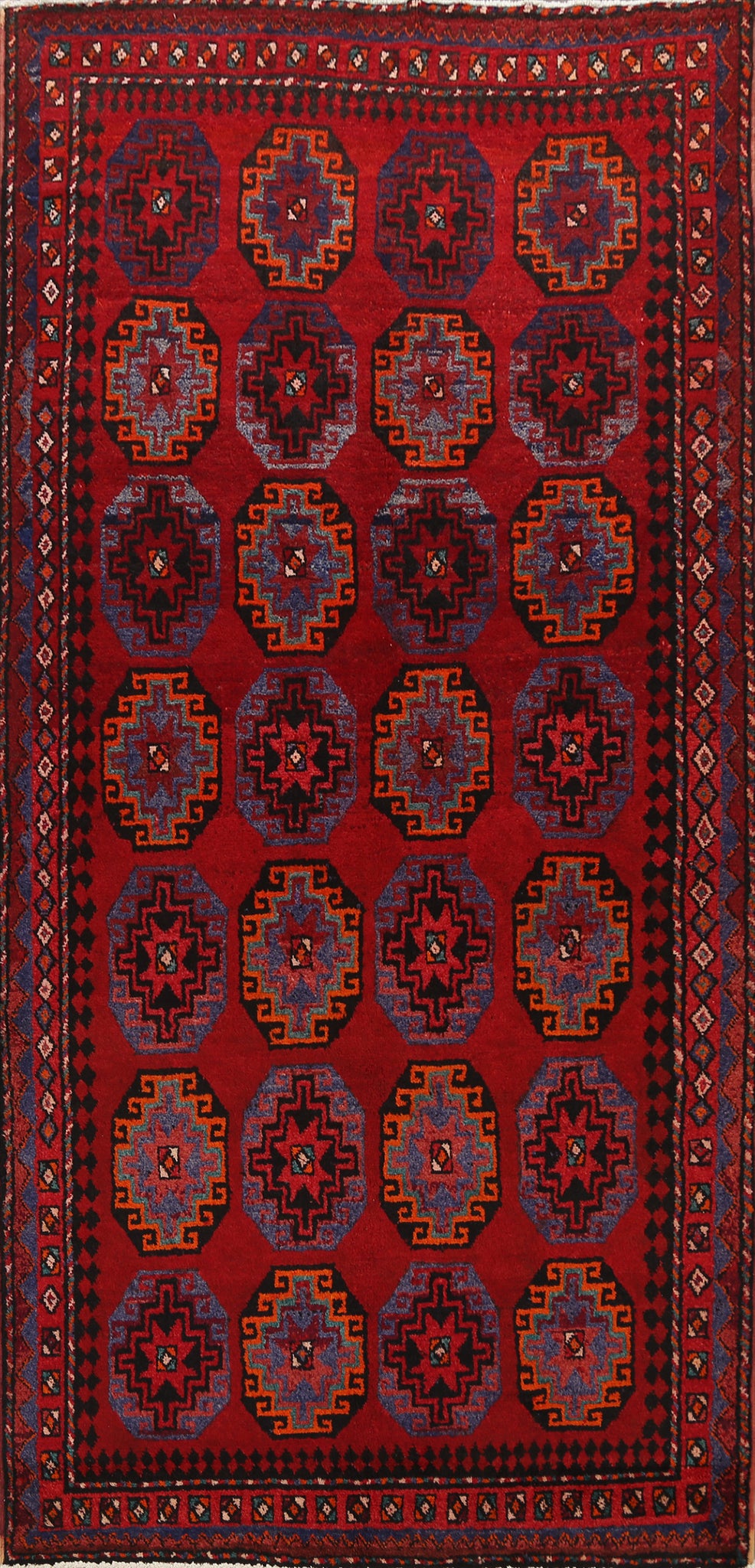 Geometric Sarab Persian Area Rug 5x10