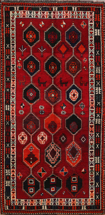 Geometric Shiraz Persian Area Rug 5x9