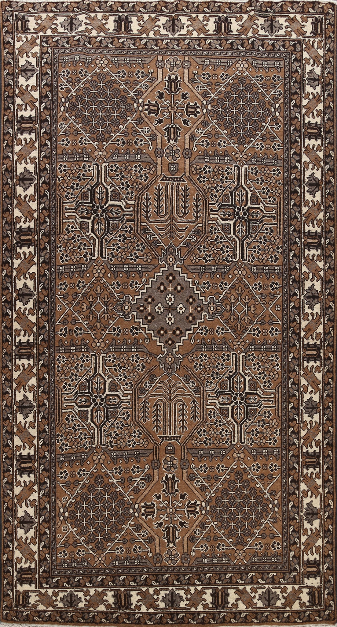 Geometric Bakhtiari Persian Area Rug 6x10