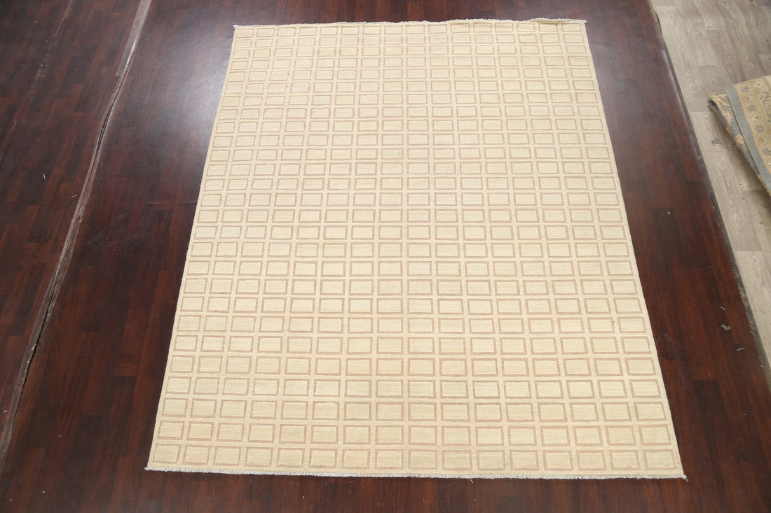 Vegetable Dye All-Over Oushak Chobi Oriental Area Rug 8x10