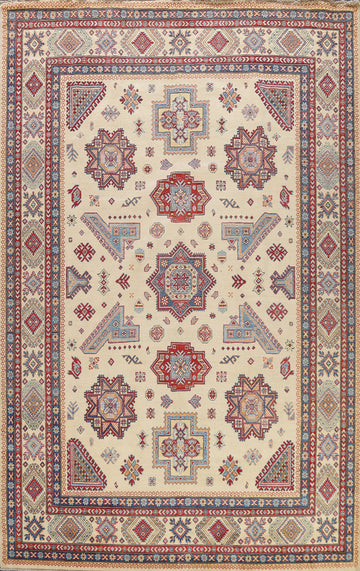 100% Vegetable Dye Super Kazak Oriental Area Rug 9x12