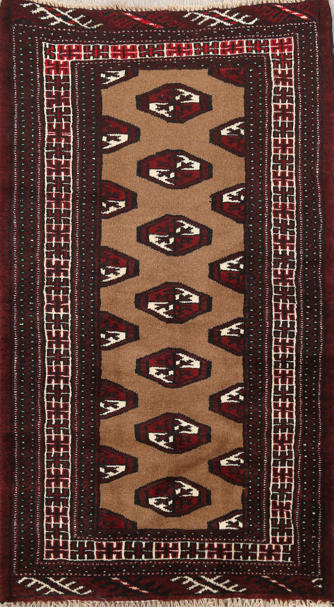 Geometric Balouch Persian Area Rug 2x4