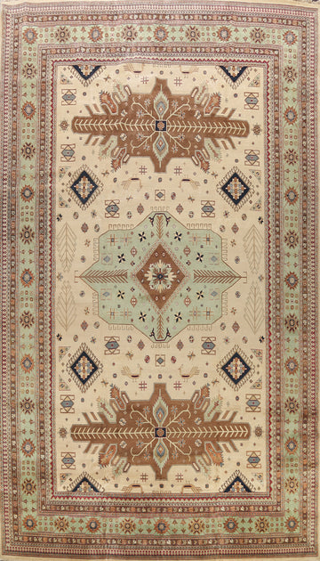 100% Vegetable Dye Super Kazak Oriental Area Rug 12x18