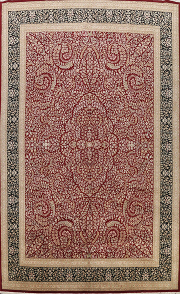 Fine 100% Vegetable Dye Aubusson Oriental Area Rug 12x16