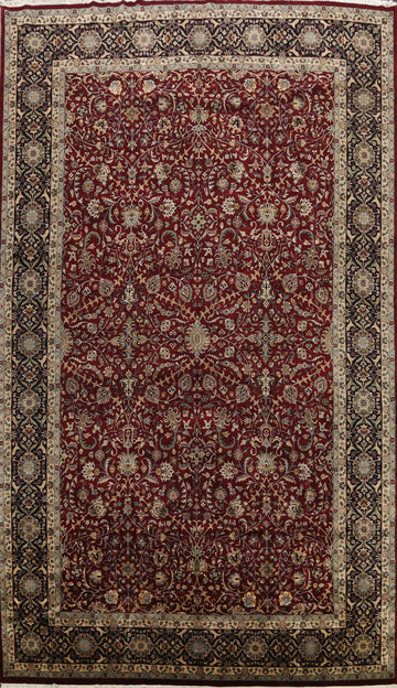 100% Vegetable Dye Large Sarouk Oriental Area Rug 12x18