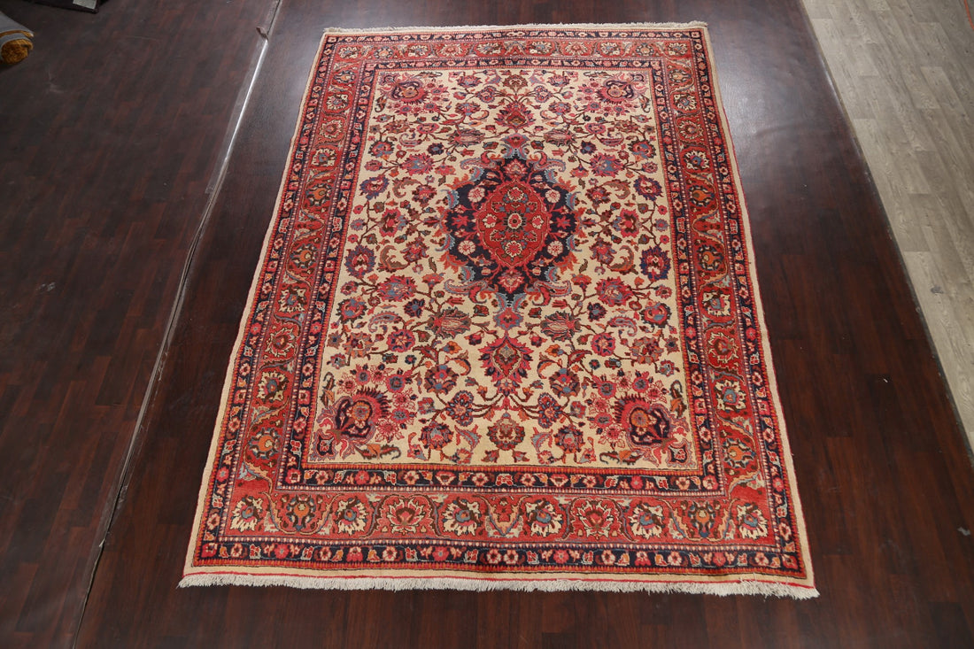 Floral Mashad Persian Area Rug 8x12