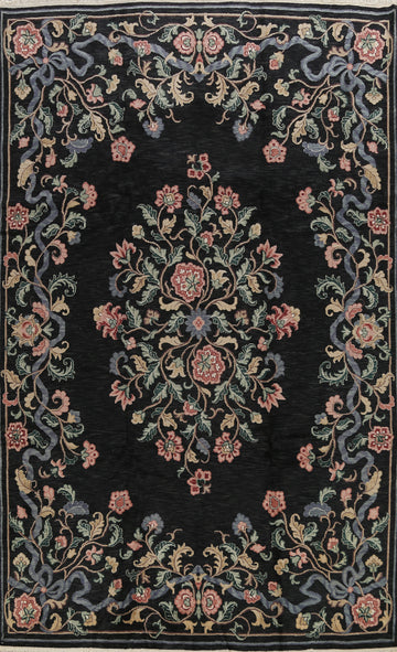 Floral Aubusson Oriental Area Rug 9x12