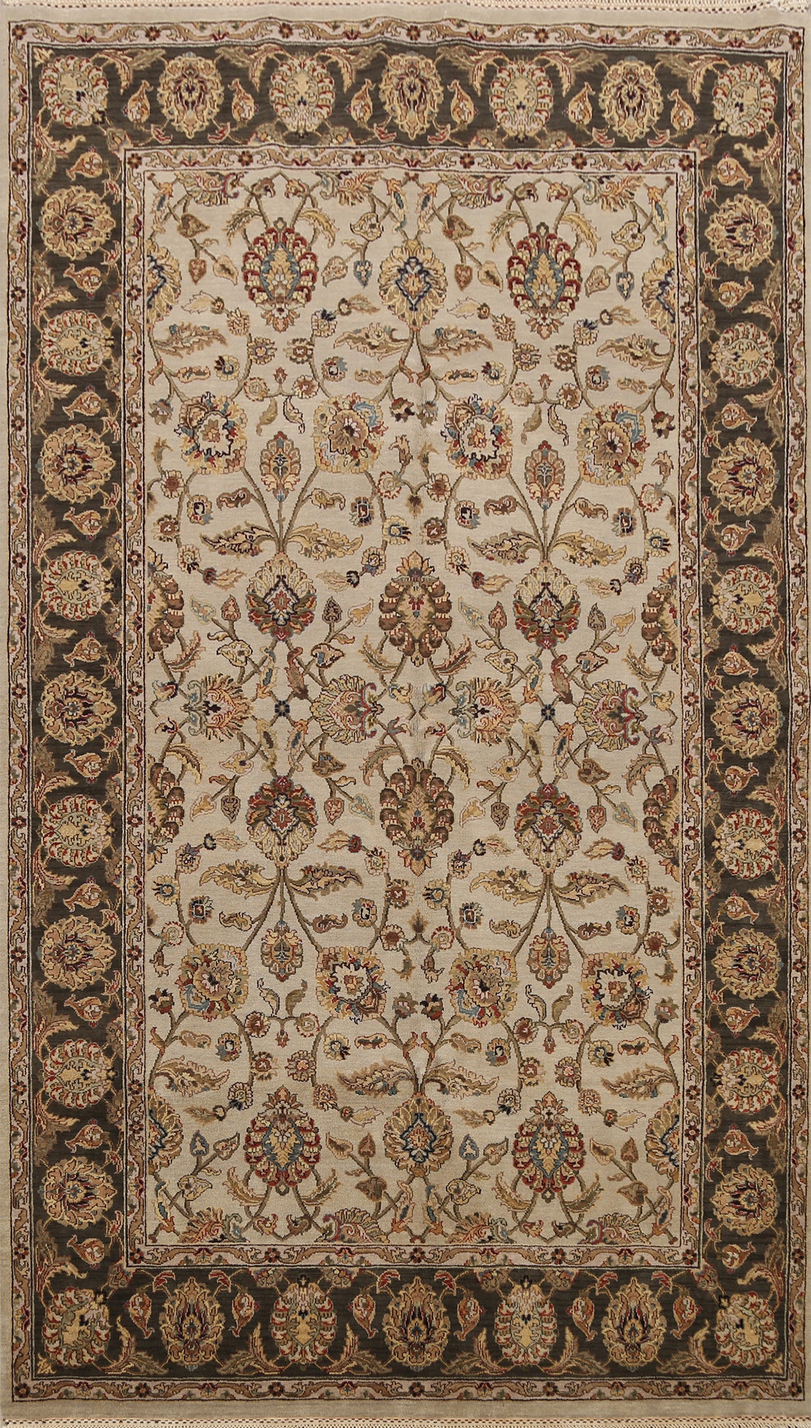 All-Over Floral Agra Oriental Area Rug 6x9