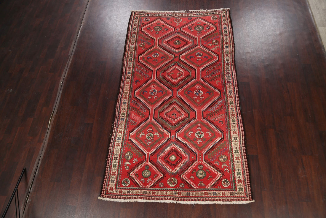 Geometric Bakhtiari Persian Area Rug 5x10