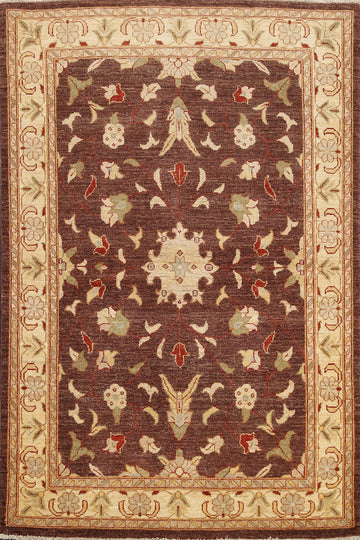 Floral Peshawar Oriental Area Rug 5x6