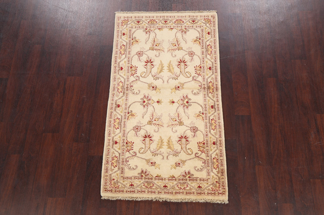 Handmade Peshawar Oriental Wool Rug 3x5