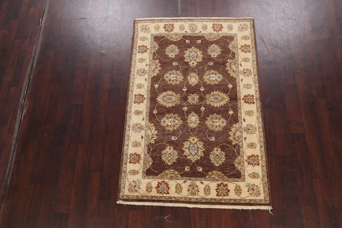 Floral Peshawar Oriental Area Rug 4x6