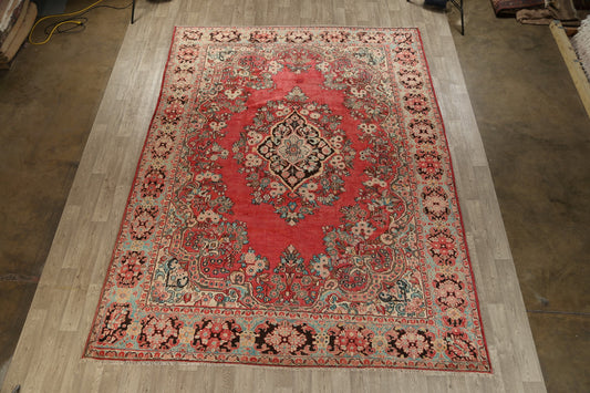 Floral Red Mahal Persian Area Rug 10x13