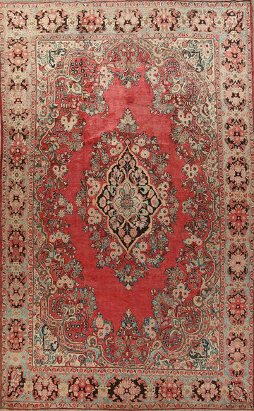 Floral Red Mahal Persian Area Rug 10x13