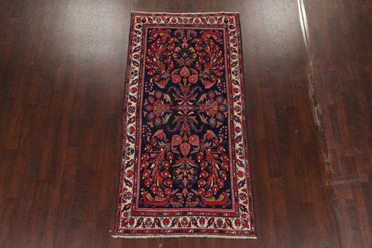 Antique 100% Vegetable Dye Lilian Persian Area Rug 4x8