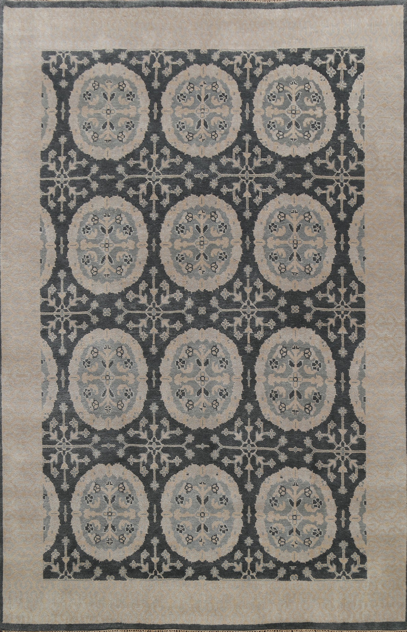 Geometric Oushak Oriental Area Rug 8x10