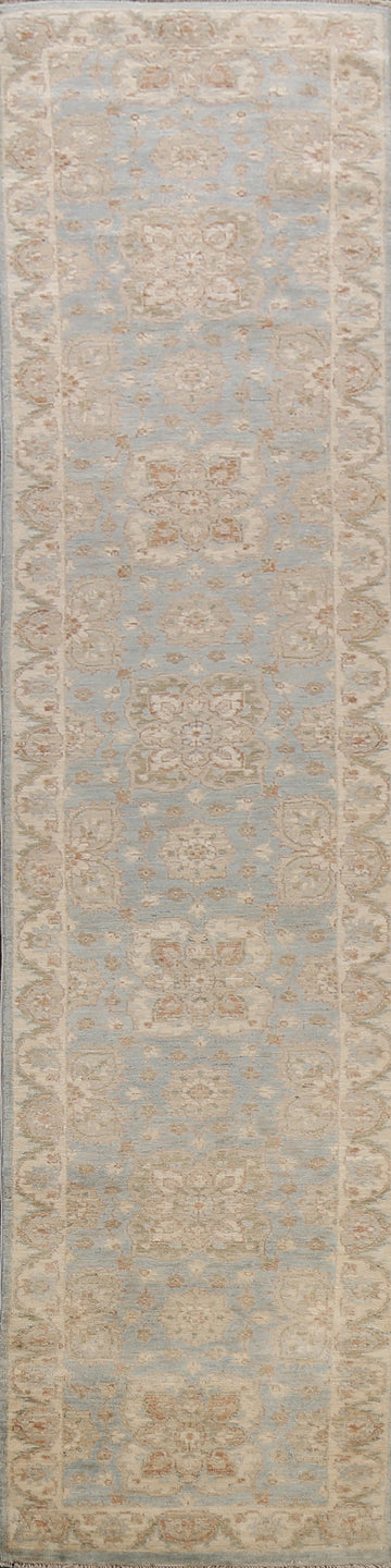 Vegetable Dye Peshawar Chobi Oriental Runner Rug 2x12