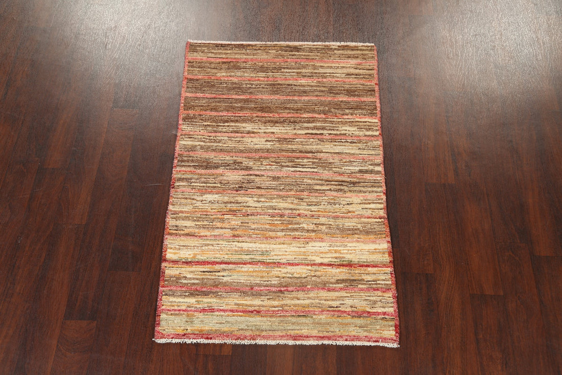 Modern Gabbeh Kashkoli Oriental Area Rug 3x5