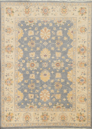 Floral Oushak Chobi Oriental Area Rug 5x6