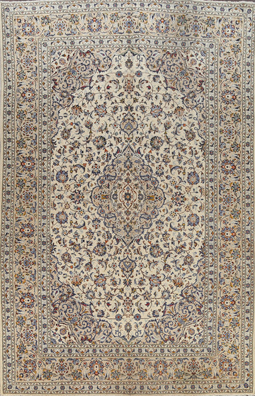 Traditional Floral Kashan Persian Area Rug 8x12