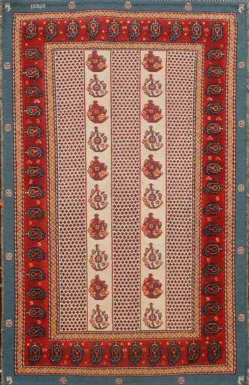 Geometric Mood Persian Area Rug 3x4