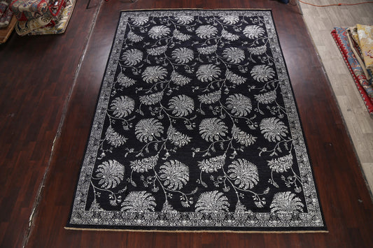 Vegetable Dye All-Over Floral Versace Oriental Area Rug 9x12