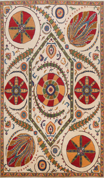 Geometric Art & Craft Kazak Oriental Area Rug 6x9