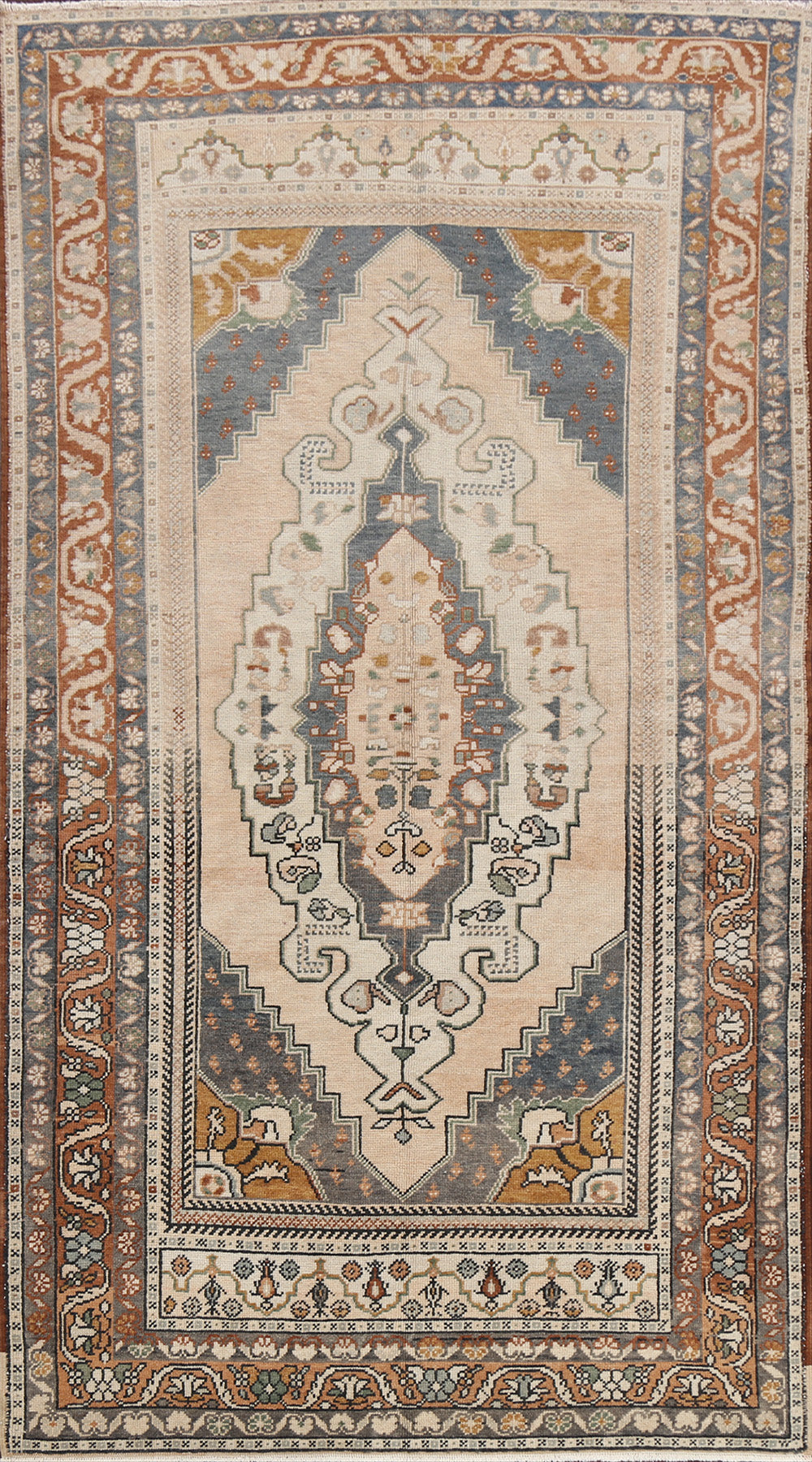 Tribal Geometric Anatolian Oriental Area Rug 5x9