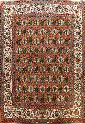 100% Vegetable Dye Floral Bakhtiari Persian Area Rug 16x20