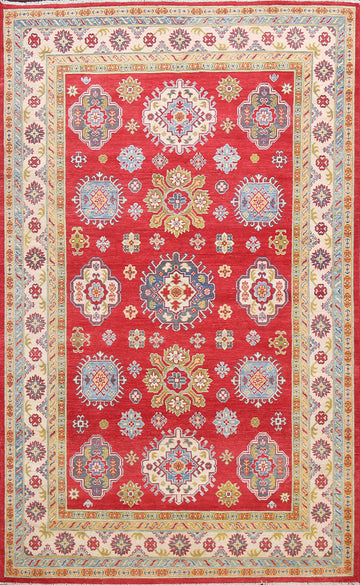 Geometric Kazak Oriental Area Rug 7x10