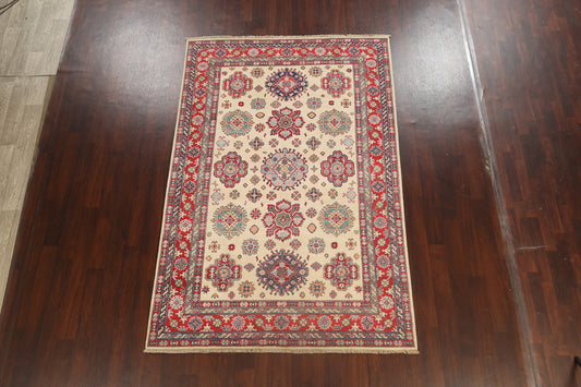 Geometric Kazak Oriental Area Rug 6x9