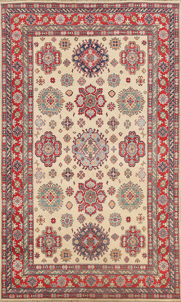 Geometric Kazak Oriental Area Rug 6x9