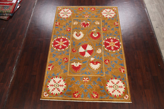 All-Over Floral Kazak Oriental Area Rug 7x10