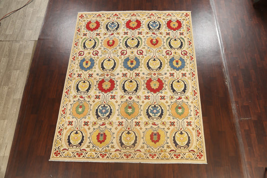 All-Over Floral Kazak Oriental Area Rug 8x10