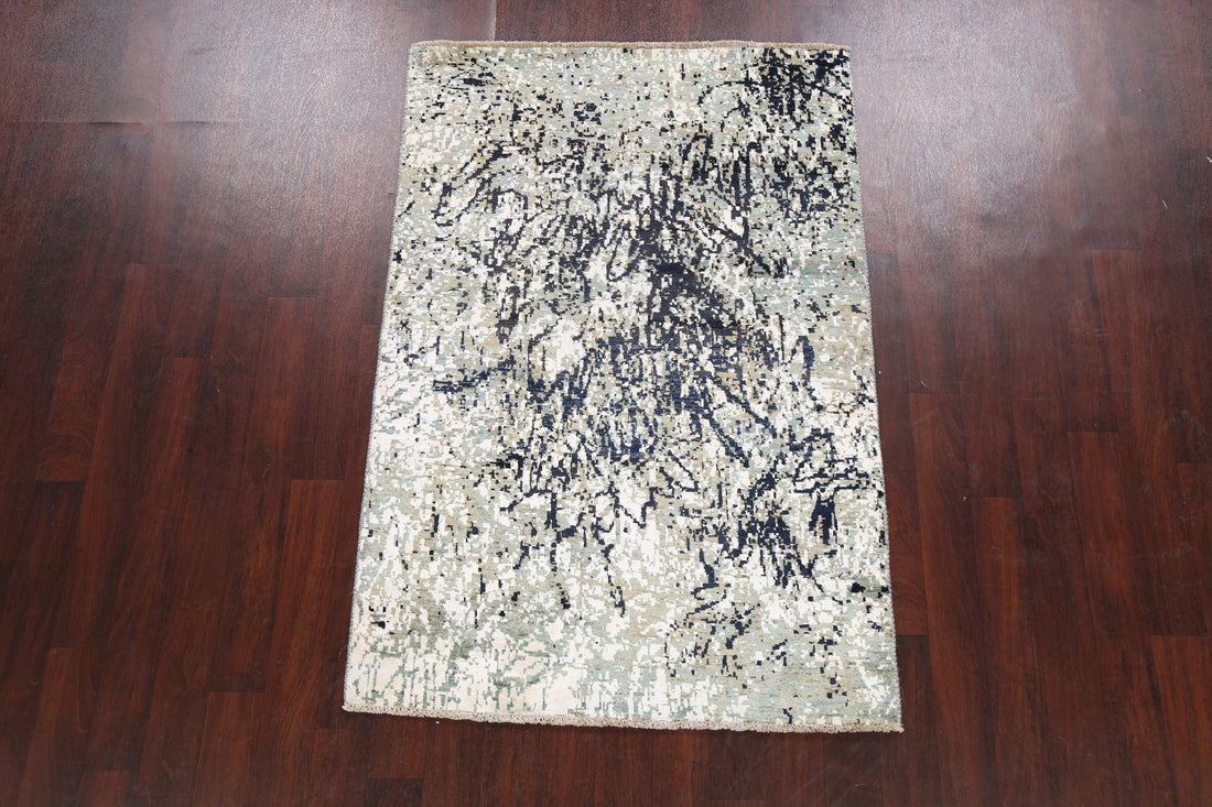 Artistic Modern Abstract Oriental Area Rug 4x6