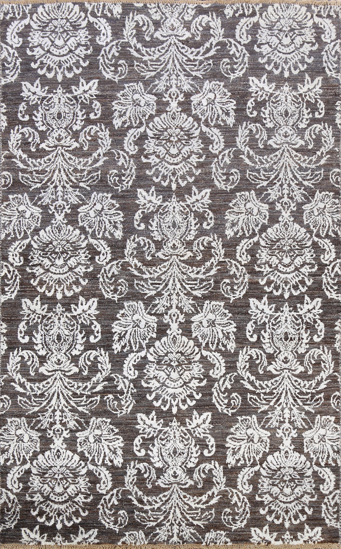 Vegetable Dye All-Over Abstract Oriental Area Rug 4x6