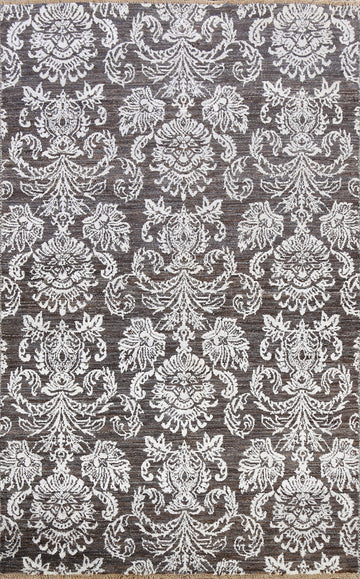 Vegetable Dye All-Over Abstract Oriental Area Rug 4x6