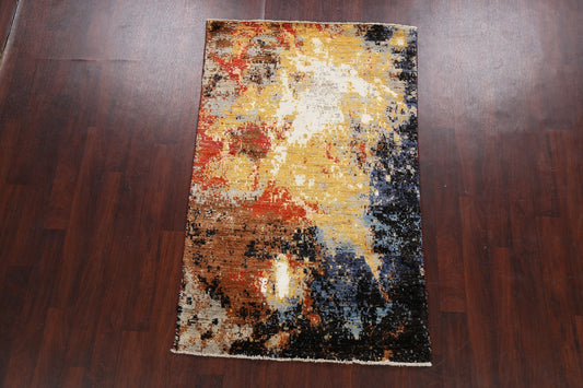 Artistic Modern Abstract Oriental Area Rug 4x6