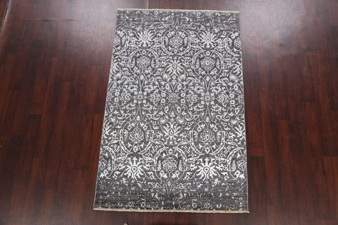 Vegetable Dye All-Over Abstract Oriental Area Rug 4x6