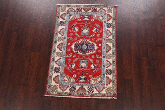 Geometric Kazak Oriental Area Rug 3x5