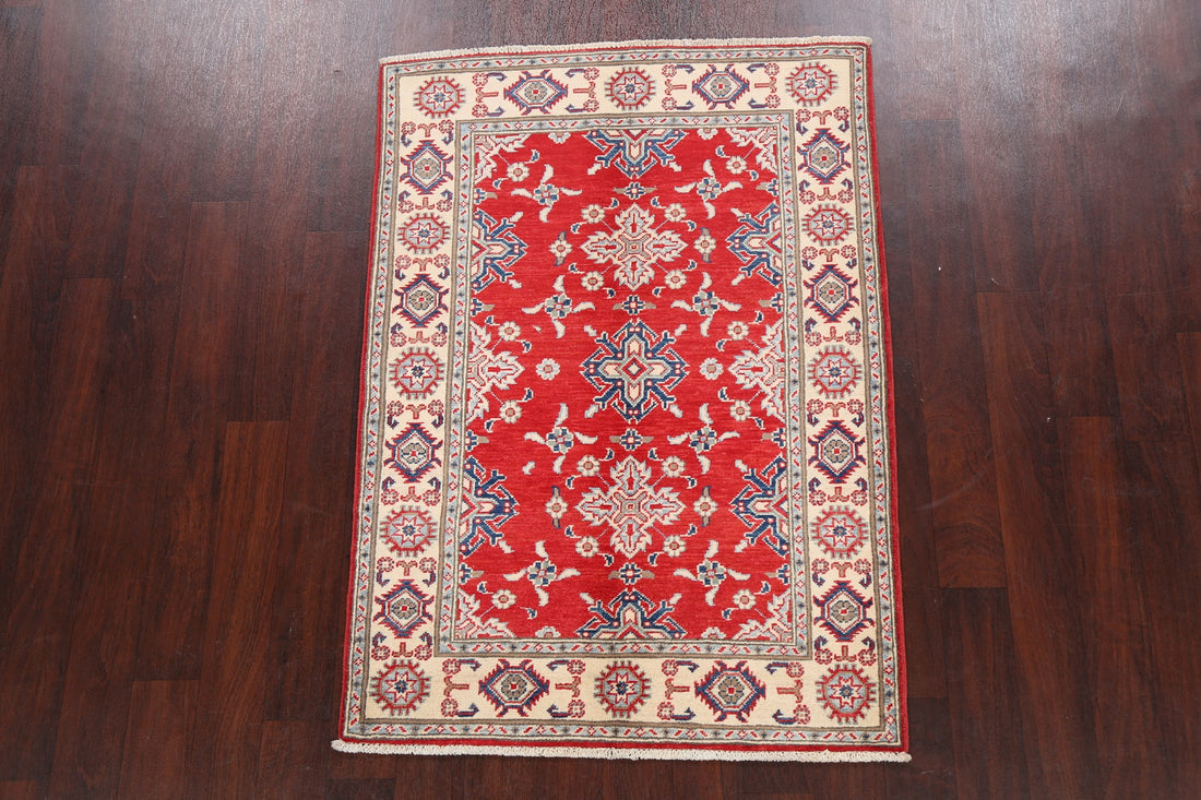 Geometric Kazak Oriental Area Rug 3x5