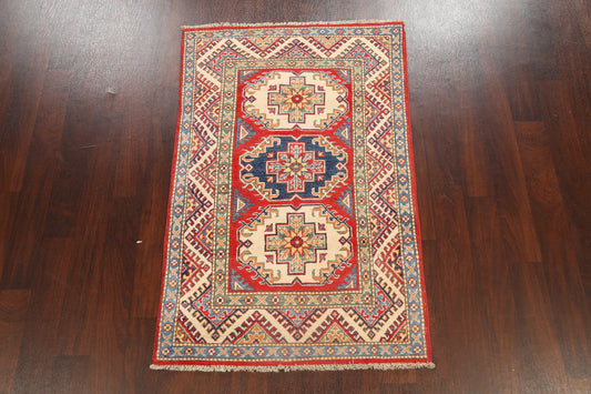 Geometric Kazak Oriental Area Rug 3x5