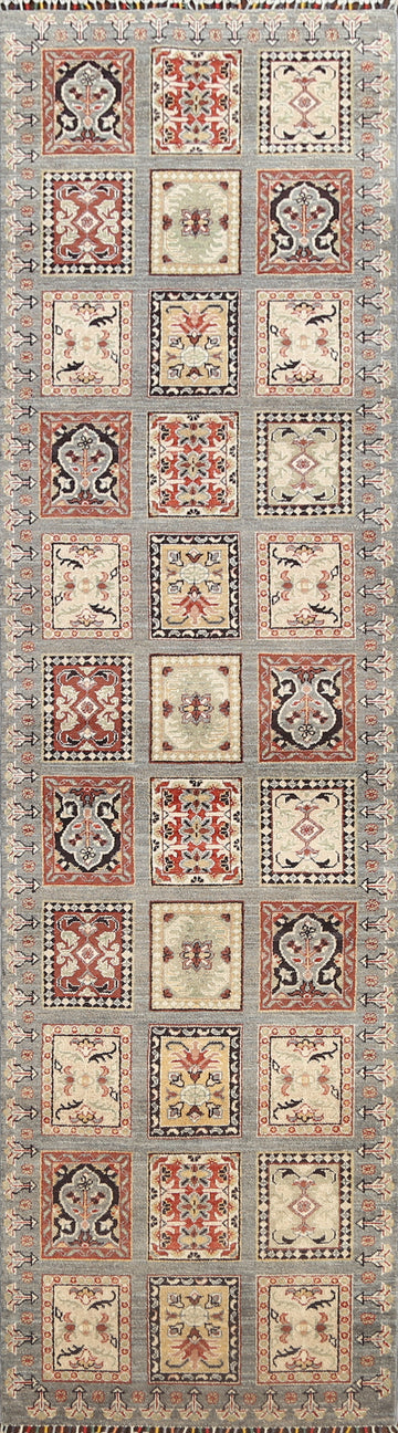 Garden Design Kazak Oriental Runner Rug 3x11