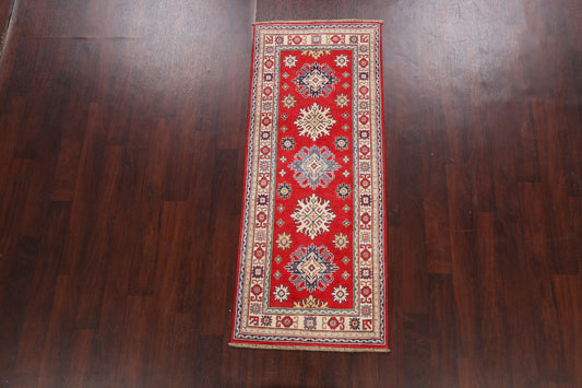 Geometric Kazak Oriental Area Rug 3x6