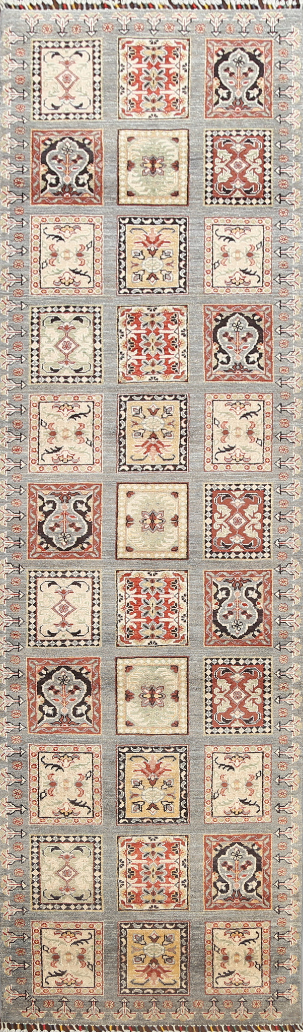 Garden Design Kazak Oriental Runner Rug 3x11