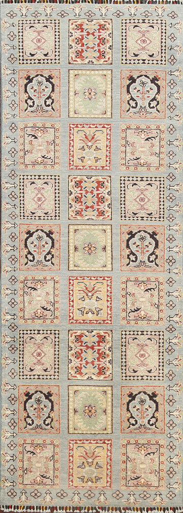 Garden Design Kazak Oriental Runner Rug 3x8