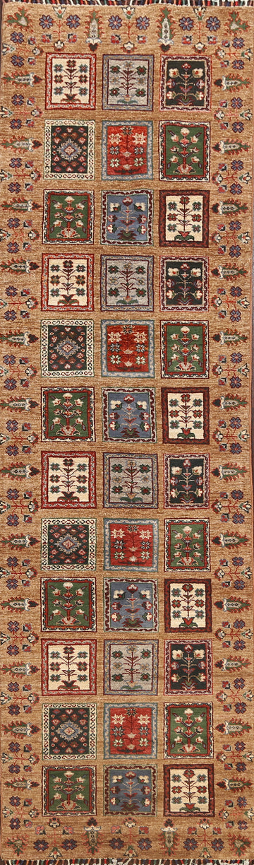 Garden Design Kazak Oriental Runner Rug 3x10