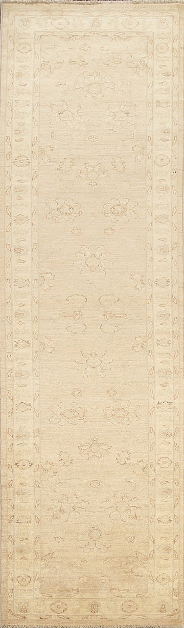 Vegetable Dye Peshawar Chobi Oriental Runner Rug 3x11