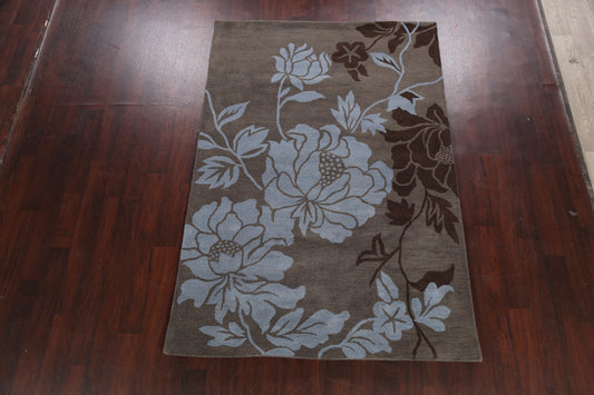 Floral Area Rug 5x8