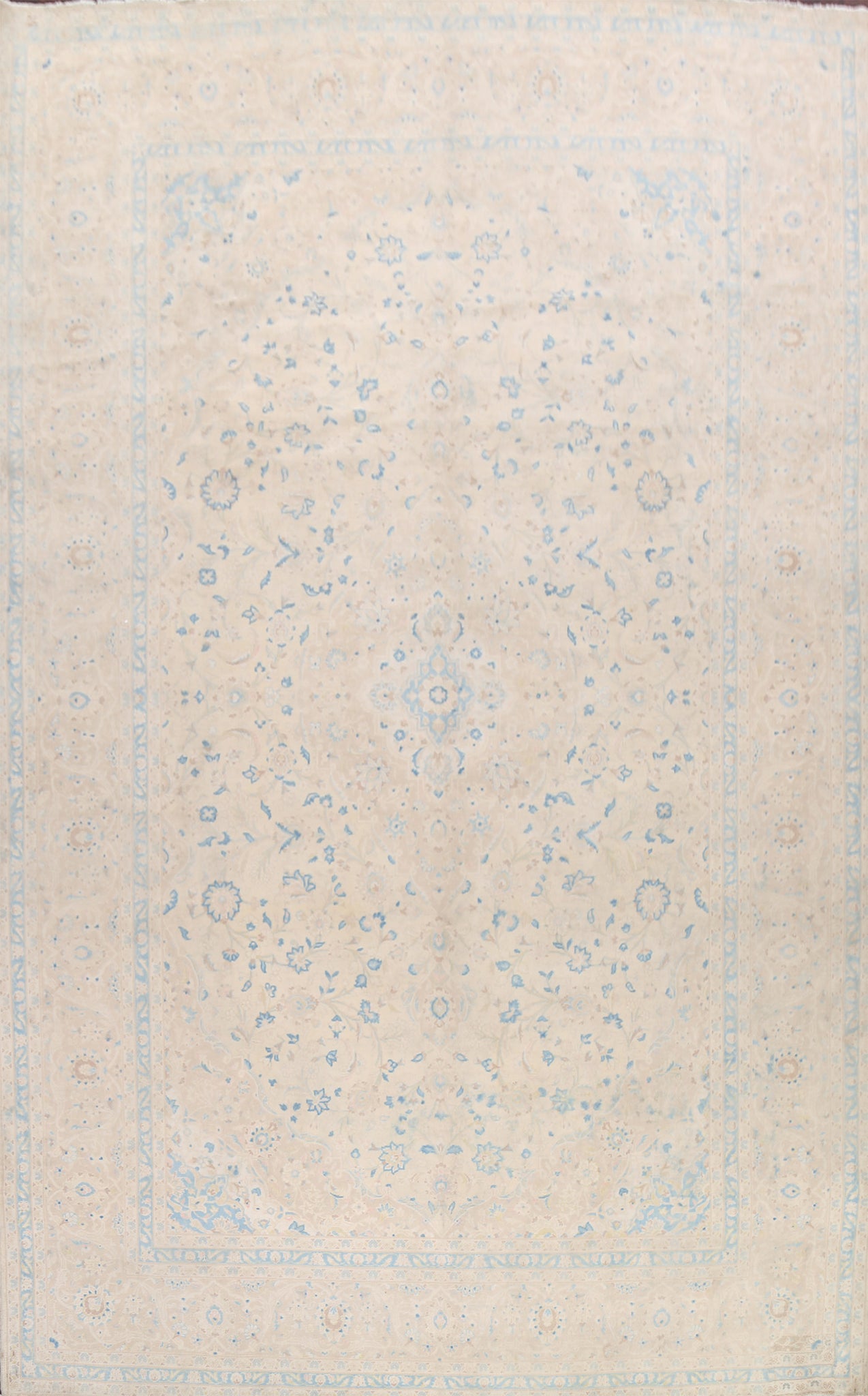 Floral Kashan Persian Area Rug 10x13